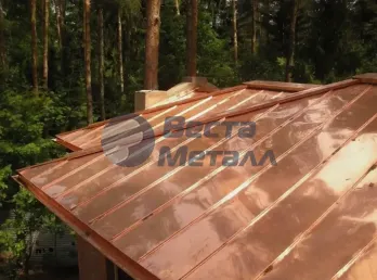 Медная кровля М1ф 0.8х1000 мм Медная кровля М1ф 0.8х1000 мм