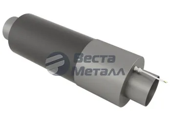 Труба ППУ ПЭ с металлической заглушкой изоляции Ст20 38х3