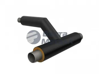 Тройниковое ответвление  133х4.0 - 57x3.5 Ст10-20 ГОСТ 10704-91/10705-80 - ППУ ПЭ - МЗИ