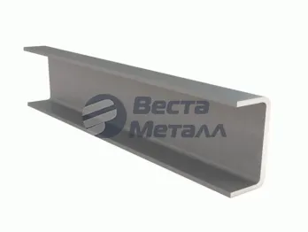 Швеллер гнутый нержавеющий AISI 304 (08Х18Н10) 100х65х4 мм Швеллер гнутый нержавеющий AISI 304 (08Х18Н10) 100х65х4 мм