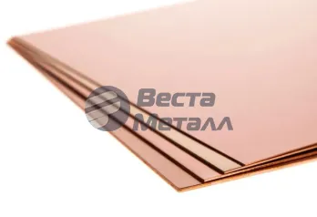 Медный лист 1.05 мм М1ф горячекатаный Медный лист 1.05 мм М1ф горячекатаный