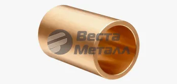 Бронзовая втулка БрАЖМц10-3-1.5 85х60 мм Бронзовая втулка БрАЖМц10-3-1.5 85х60 мм
